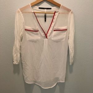 Kenzie white blouse sz XS